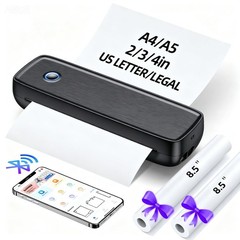Kats Beypg Portable Inkless Printer Wireless Bluetooth Thermal Printer 4200Mah