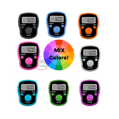 Islamic Gift Finger Counter 6-Pack 5 Digit LCD Electronic Digital Tasbeeh Ramada