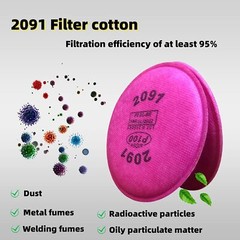 2091 P100 Replacement Particulate Filters Respirator for6000 6200 6800 7000 FF-4