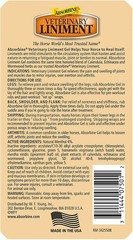 Absorbine Veterinary Liniment gel 12oz Gel muscle joint relief stimulates
