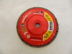 CGW ABRASIVES Flap Disc: 5/8-11 Hole 60 grit qty 10 30144