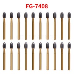 10/20Pcs Dental Tungsten Carbide Bur Trimming and Finishing Egg Football FG7408