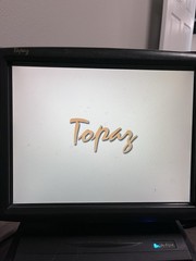 VeriFone Topaz II POS Terminal Touch Screen Point of Sale System