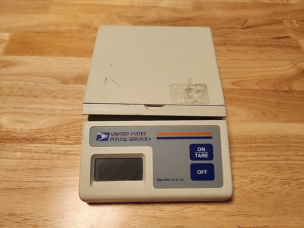 USPS United States Postal Service Digital Scale 5lb Power Cable Battery Operated