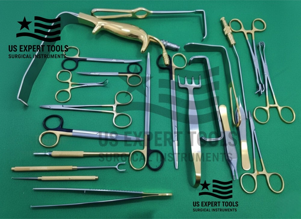22 Pcs Facelift Instruments set, Plastic surgery instruments