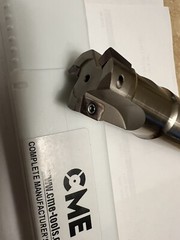 1” 90 degree indexable end mill 1”x1”x6″ 3 Flute Extra 10 APKT1135 Inserts 506-