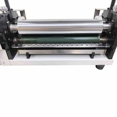Double sided Automatic Gluing Coating Machine Gluing Pasting Soft Roller 110V