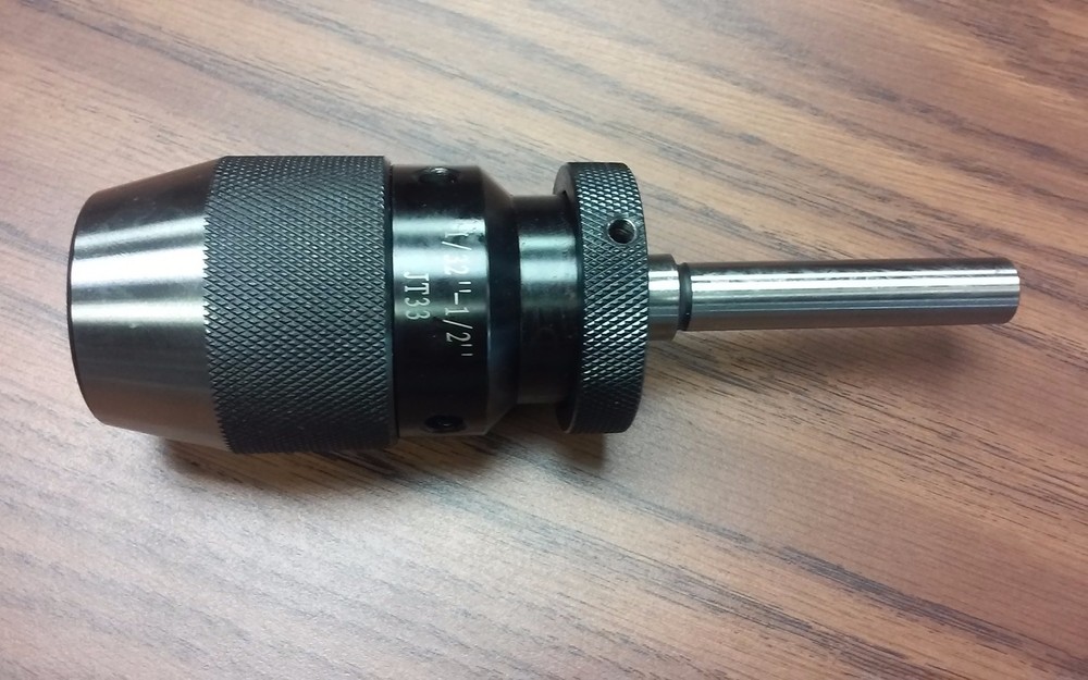 CME/HARVEST 1/2″ KEYLESS heavy duty DRILL CHUCK w. 1/2″ straight Arbor #DCK–NEW