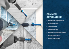 Tapcon 3/16″ x 2-3/4″ Hex Head Concrete Anchor Screws 3145407 | 100 Pack | Drill