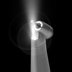 Dental 45° 1:4.2 Increasing Contra Angle LED Fiber Optic Handpiece Push Button