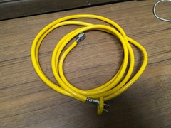 Yellow Medical Use Conductive Air Hoses with Fittings