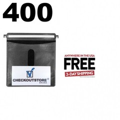 400 CD Double-sided Refill Plastic Hanging Sleeve Black ** 1-3 DAY