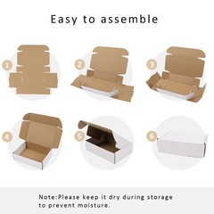Shipping Boxes Corrugated Cardboard Box for Packaging Small Business Supplies