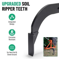 Racewill Hitch Lawn Mounted Ripper Garden Plow for ATV/UTV Tractor W/2″ Receiver