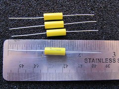 .022uF, 400V, 20% Thomson Metallized Polyester Axial Capacitor Tube Amp Tone 4pc