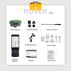 SMA26 Rover RTK GPS GNSS Receiver Land Survey Equipment with LP81 Data Collector