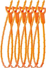 Durable 20-Inch Hair Clog Remover Tool – 6-Pack for Easy Drain Cleaning