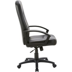 Lorell LLR60120 Executive Leather High-back Chair Black