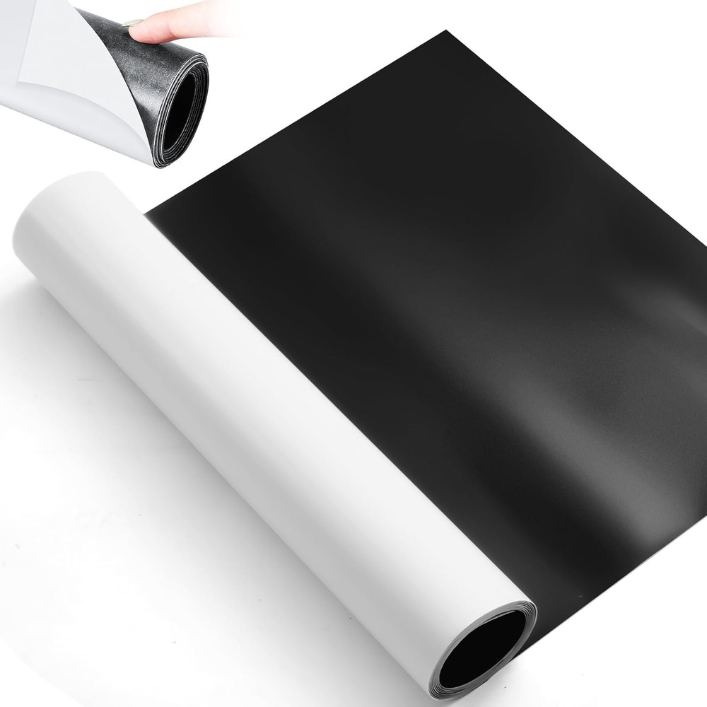 12 Inch x 5ft x 30mil Extra Large Adhesive Magnetic Sheet Roll Not Printable Adh