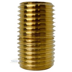 4 Pack Brass Close Pipe Nipple Fitting 1/4″ MNPT x 1/4″ NPT Male Adapter