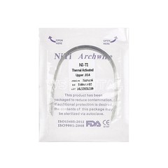 Dental Ortho Arch Wire Thermal Activated Niti Round Rectangular Natural Form