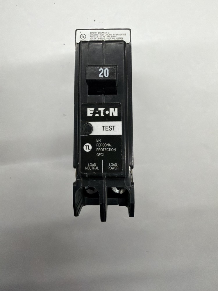 Eaton BRP120GF – 1P – 20A – GFCI Circuit Breaker