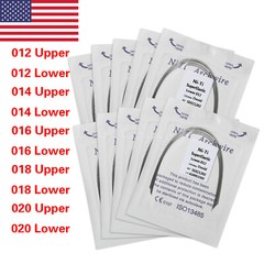 1-200 Packs dental orthodontic super elastic niti round arch wire Upper/Lower MX