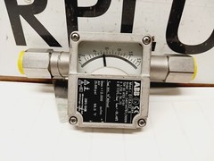 NEW ABB VARIABLE AREA FLOW METER 1/2″ NPT/100 BAR OMAX 12.000 D10A32_5