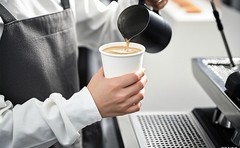Coffee Cups, 50 Count 12 Oz Disposable Coffee Cups for Hot & Cold Drinks,
