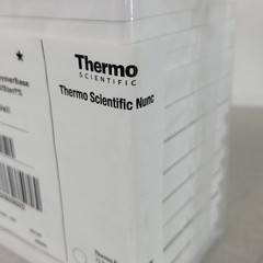 Thermo 265302 96 Well 0.4 ml Well Optical Bottom Plate PolymerBase White 10-Pack