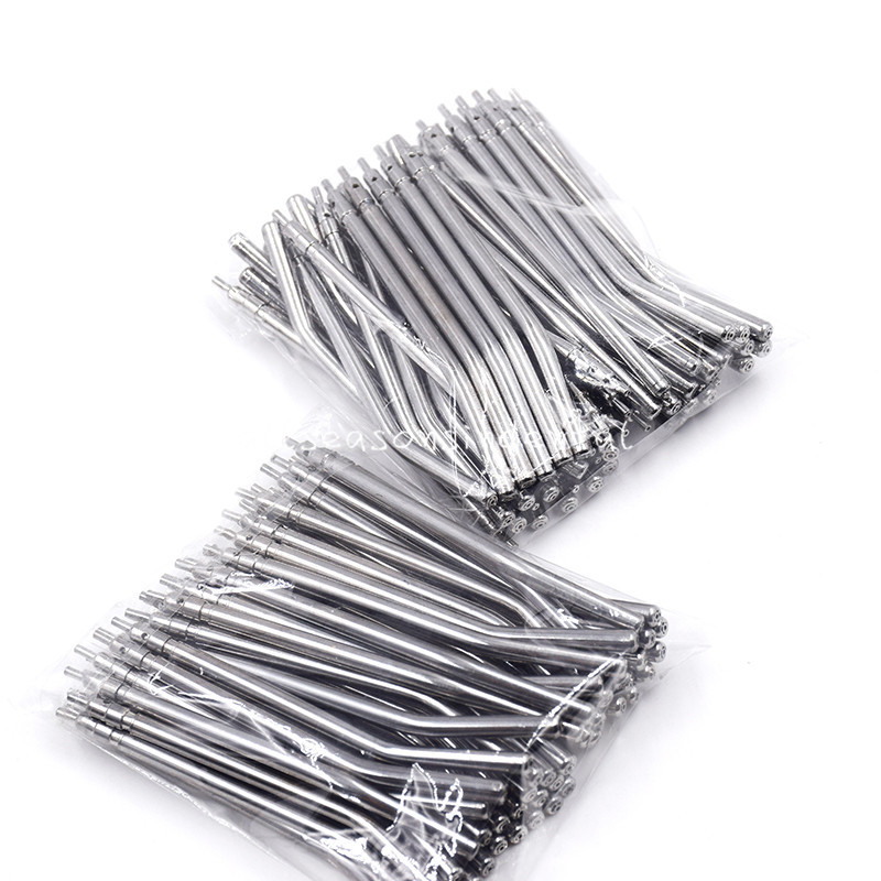 Dental Stainless Steel Air Water Spray 3-Way Syringe Nozzles Tips Autoclavable