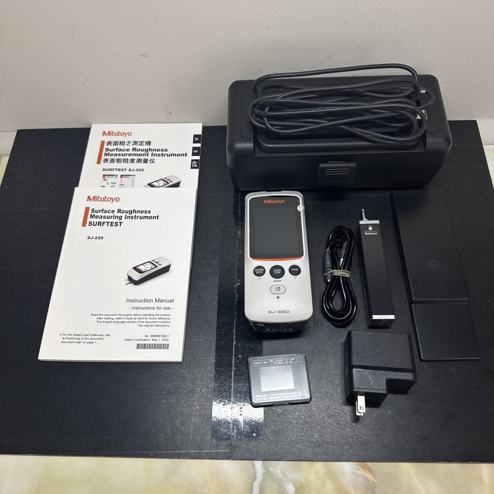MITUTOYO SJ-220 Surftest Portable Surface Roughness Tester Profilometer