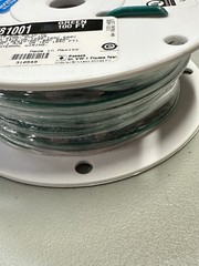 Alpha Wire 781001 GR005 10awg Tinned Solid Copper Hook Up Green 100ft 600V New