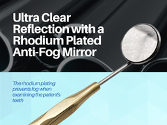 Dental Mirror Golden Set of 5 ARTMAN INSTRUMENTS