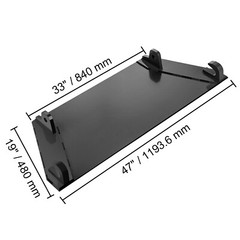 VEVOR Skid Steer Mount Plate Loader Quick Tach Attachment 1 1/4″ Top Bracket