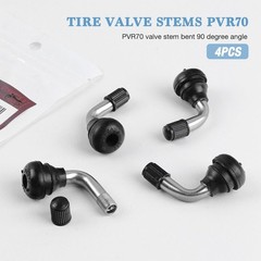 Tire Valve Stems PVR70(4 Pcs),90 Degree Motorcycle Valve Stems,Snap-in Valve Ste