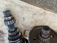Ford Tractor 801-841 Transmission Top & Bottom Shafts W/Gears 4 Speed