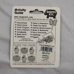 Vintage Shapes Etc. Mini Notepad 35 Sheets Ladybug