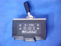 NIKKAI NKK SWITCH DPDT 30A HD TOGGLE S-823 S823 SD