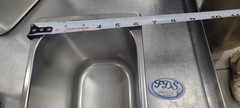 1/4 Size Hotel Steam Table Display Pans Stainless Steel