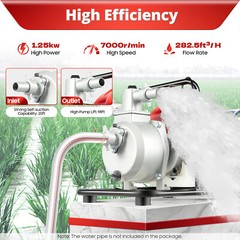 43CC Petrol High Flow Water Transfer Pump Fire Fighting Pump High Pressure
