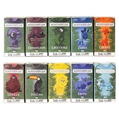 Monteverde MV12379 10 Piece Fountain Pen Ink Bottle Gift Set-Jungle Ink