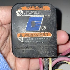 Copeland Scroll 0159R00001P Compressor Power Cable w/ Molded Harness Plug