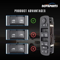 56046826AE Power Window Switch for 2016-2024 Ram 1500 2500 3500 Laramie Front
