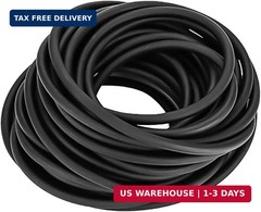 Latex Rubber Tubing, 3/8in OD 1/4in ID Slingshot Rubber Bands Black Surgical Tub