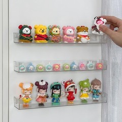 Wall-Mounted Acrylic Display Case for Funko Pop, Floating Display Shelves Wal…