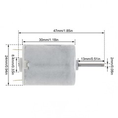 Mini R280 DC Motor 12-24V 24000RPM High Speed Micro Motor for DIY Toys US
