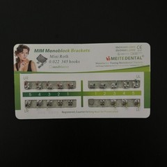 10Sets Dental Orthodontic Brackets MIM Monoblock Mini Roth/MBT 022/018 345 Hooks