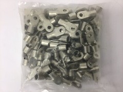 100 NEW Tyco/AMP 320383 / MS20659-113 Mil-Spec Uninsulated Ring Tongue Terminal