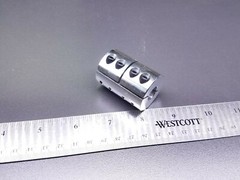 10 X 12.7MM 1/2″ Rigid Clamp Shaft Coupler Double Length CNC Motor Zero Backlash